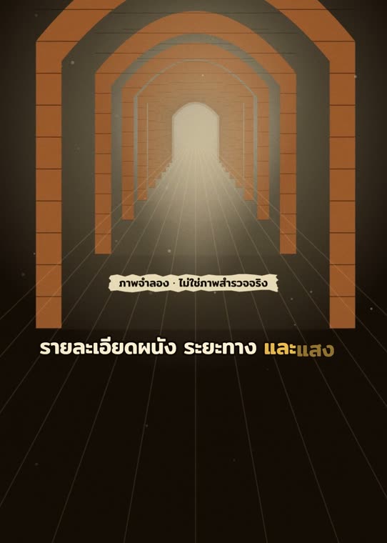 ภาพจำลองทางเดินเข้าไปข้างใน