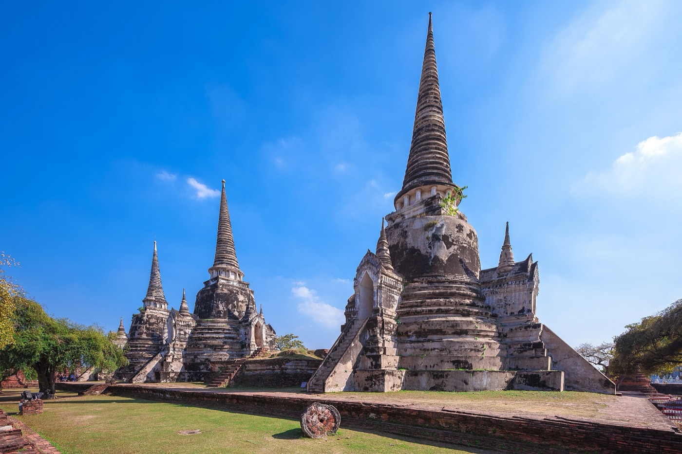 เจดีย์สามองค์ วัดพระศรีสรรเพชญ์ อยุธยา